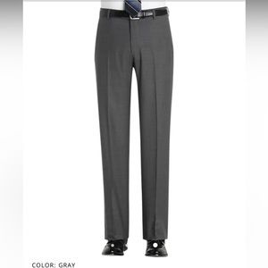Joseph Abboud Modern Fit Italian Wool Suit Pants, Gray (Jacket sold sep)…